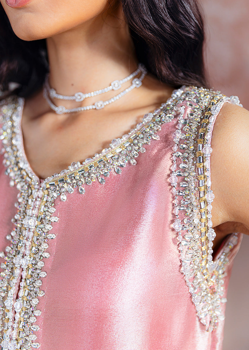 SRA Wedding Festive Organza Hand Emblishment Unstitched Collection AYDA