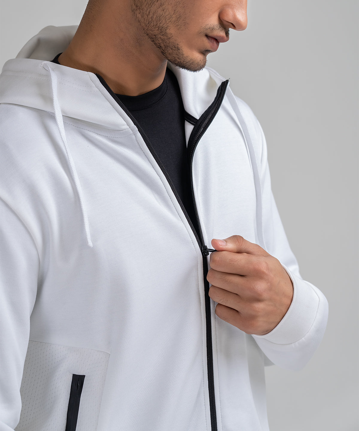 Men's Tech Spacer Panel hoodie