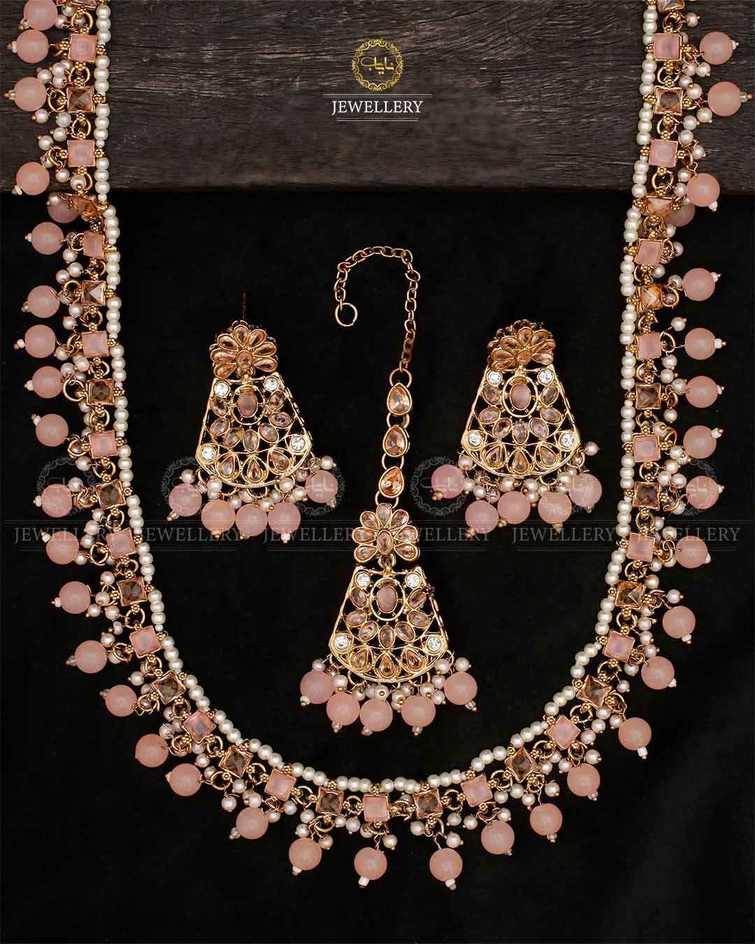 Zirconia Long Mala set-2535