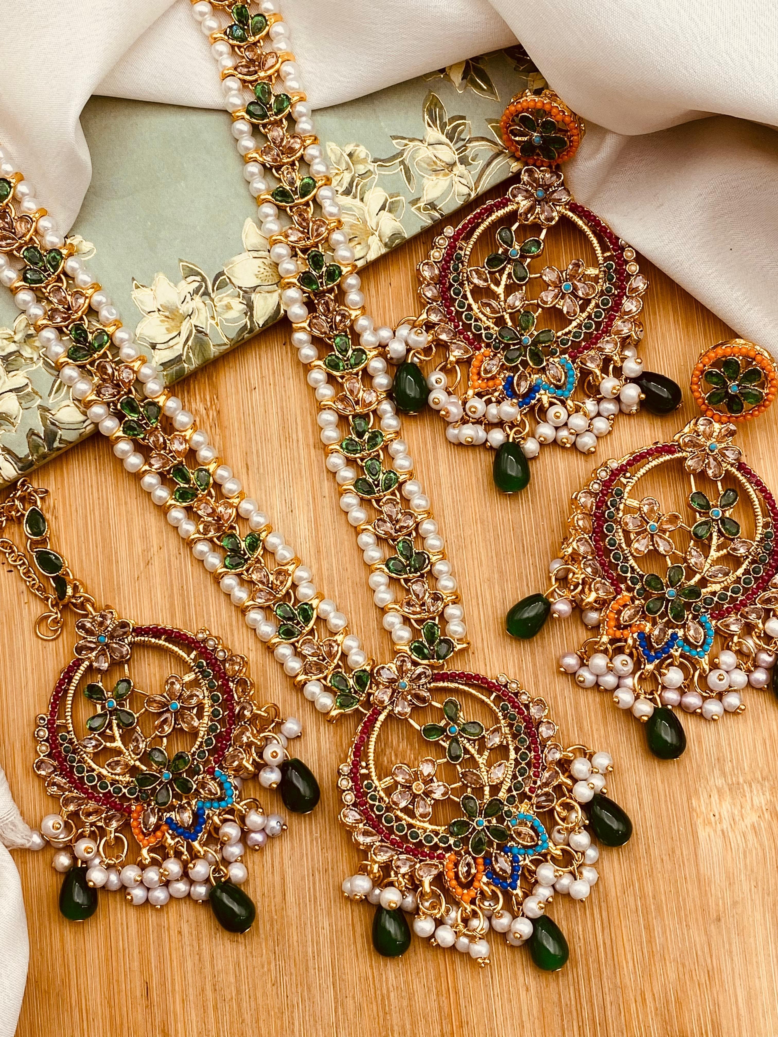 Zarcon Mala set with Hoops & Tika NJ-1919-M