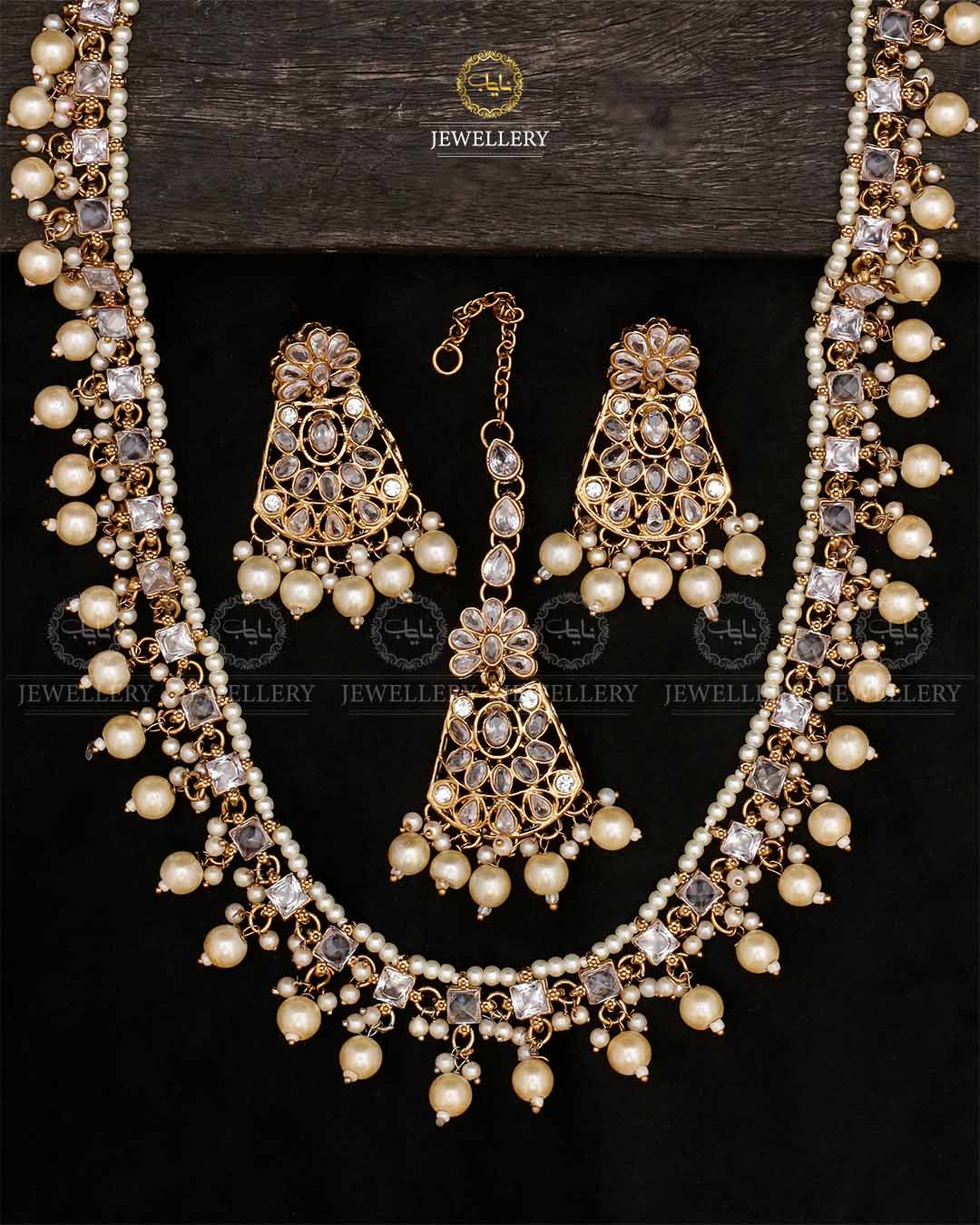 Zirconia Long Mala set-2535