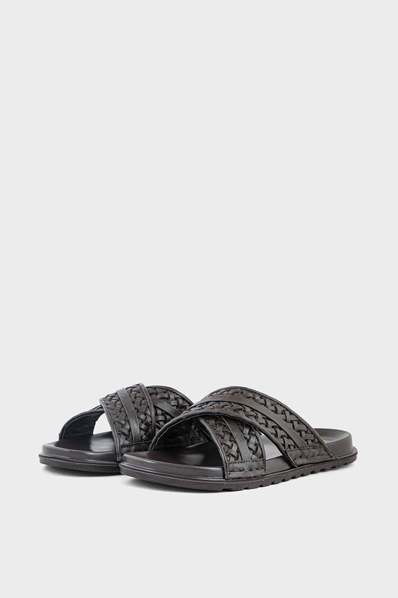 Men Casual Slip On MO1010-Coffee
