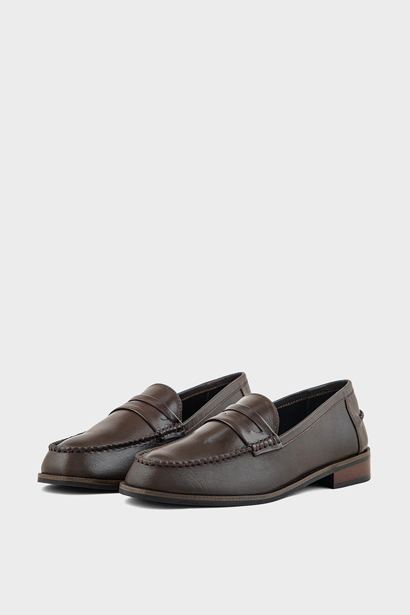 Men Formal Loafers MF7047-Brown