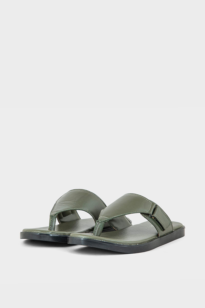 Men Casual Thong MO3014-Olive