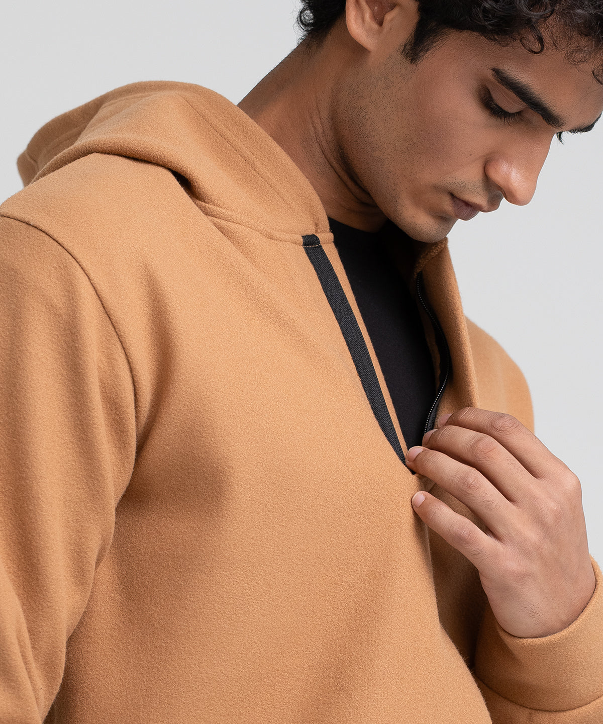 Men's Tweed Pullover Hoodie