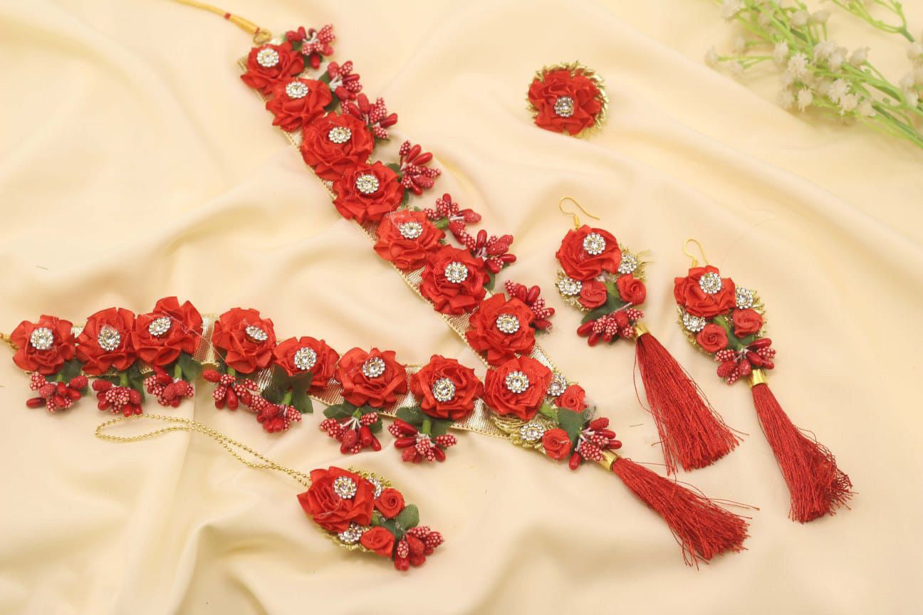 Mehndi/Mayo 5 pcs V Design Mala set-2541