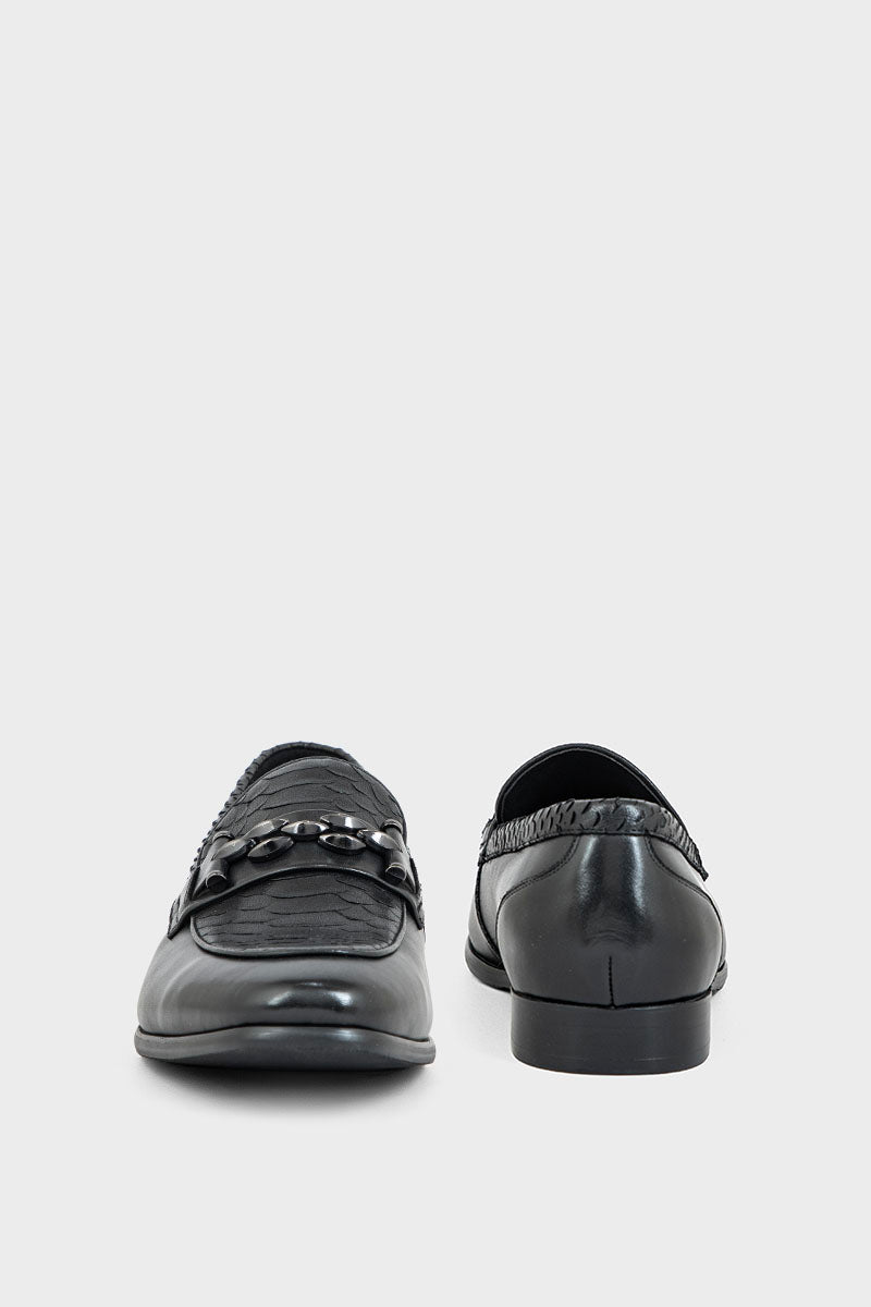 Men Formal Loafers MF7015-Black