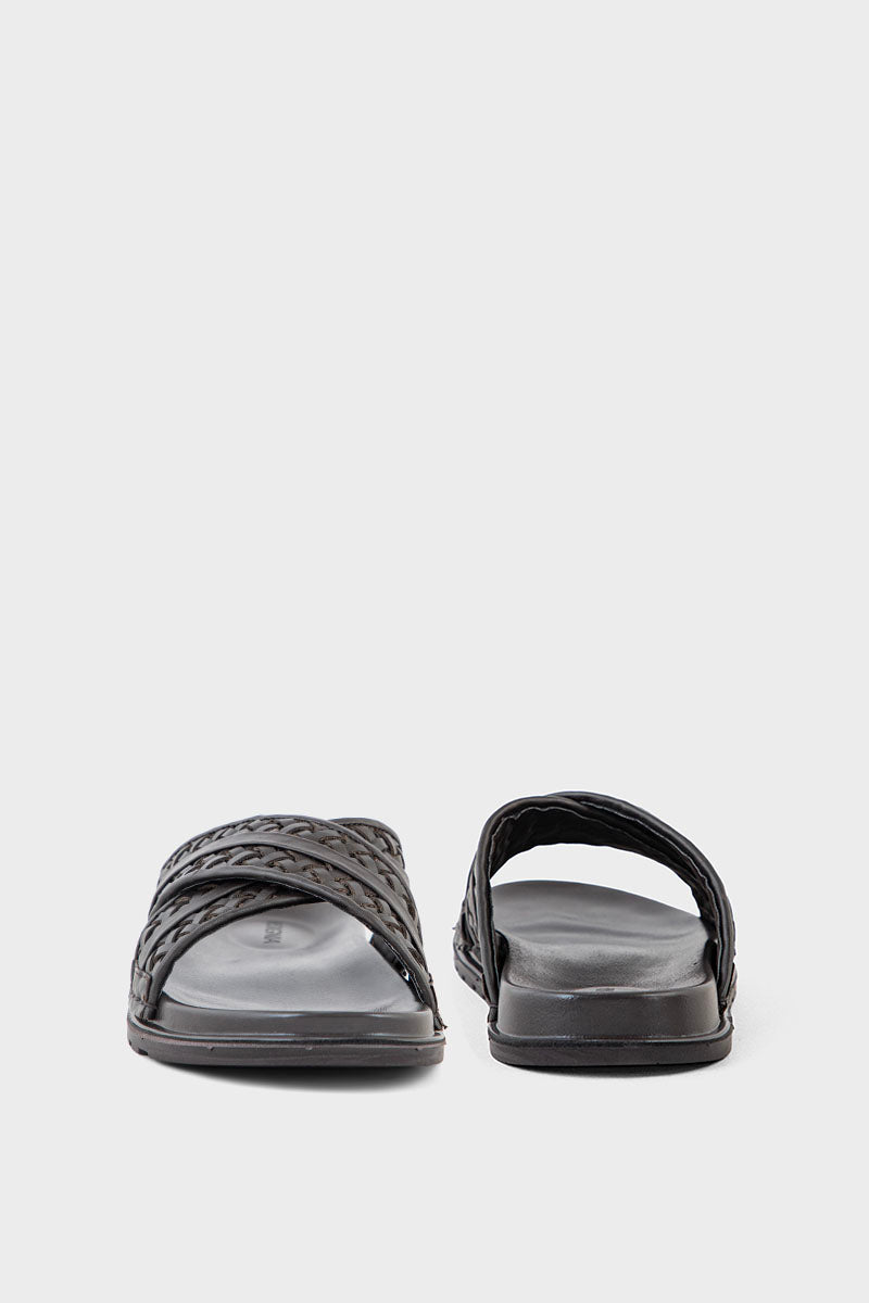 Men Casual Slip On MO1010-Coffee
