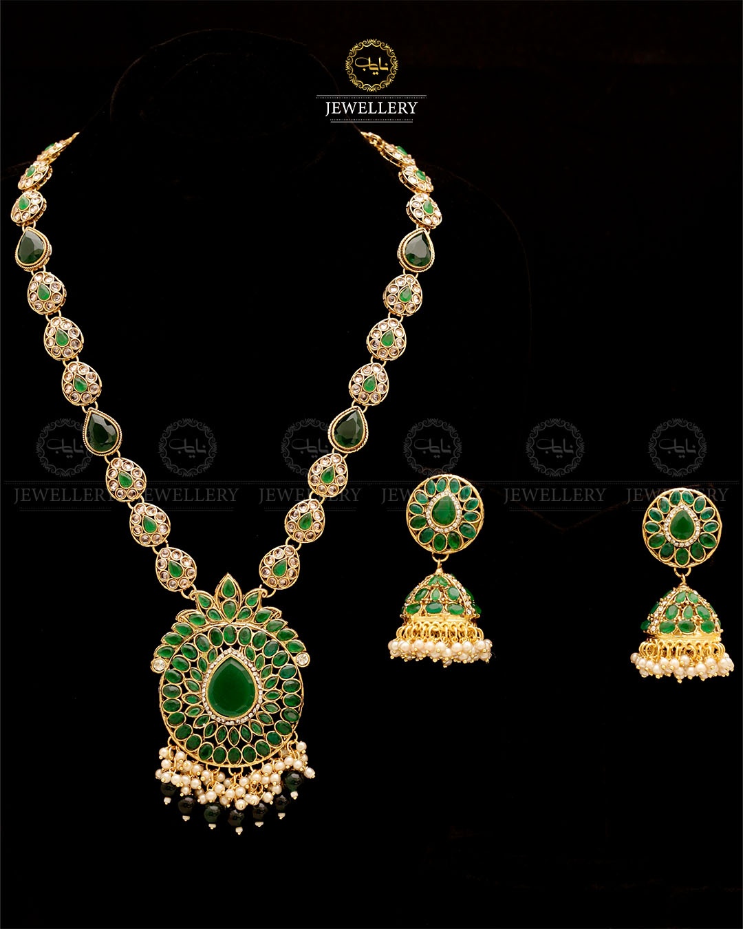 Egyptian Almond Mala with Jhumka-2853