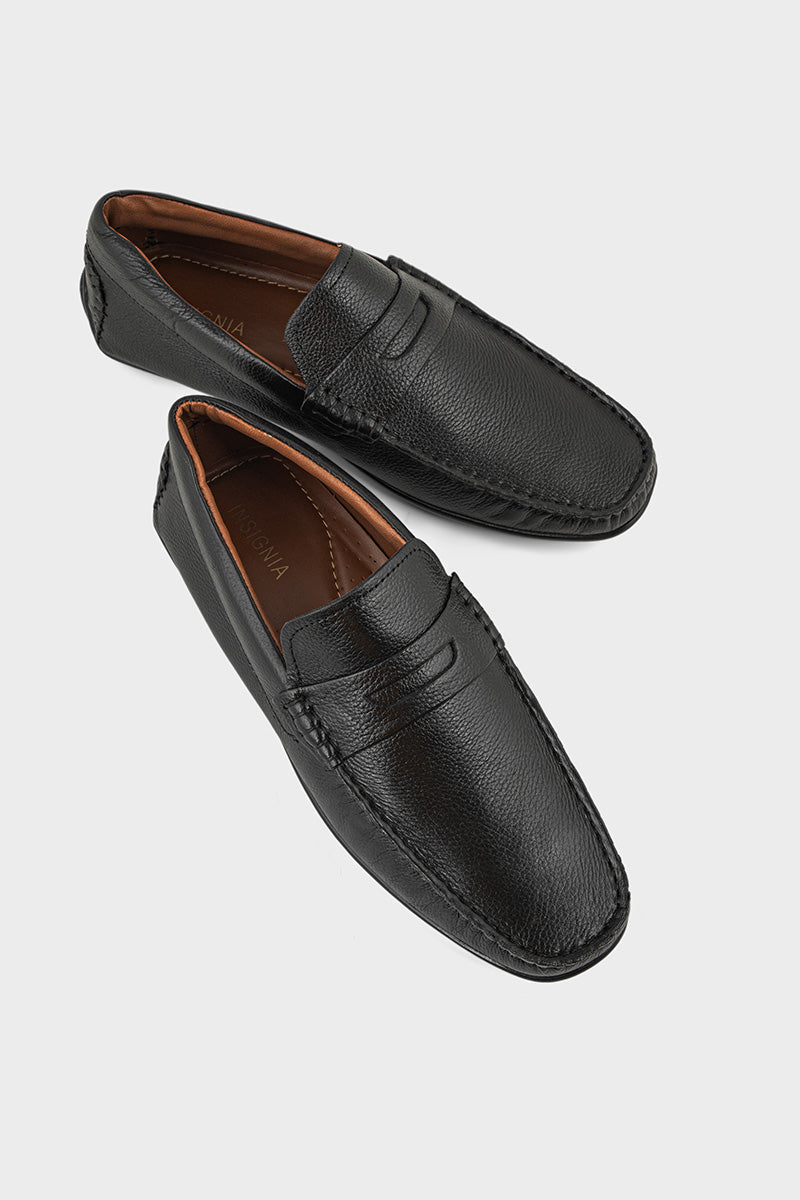 Men Casual Driving Mocs MC4023-Black