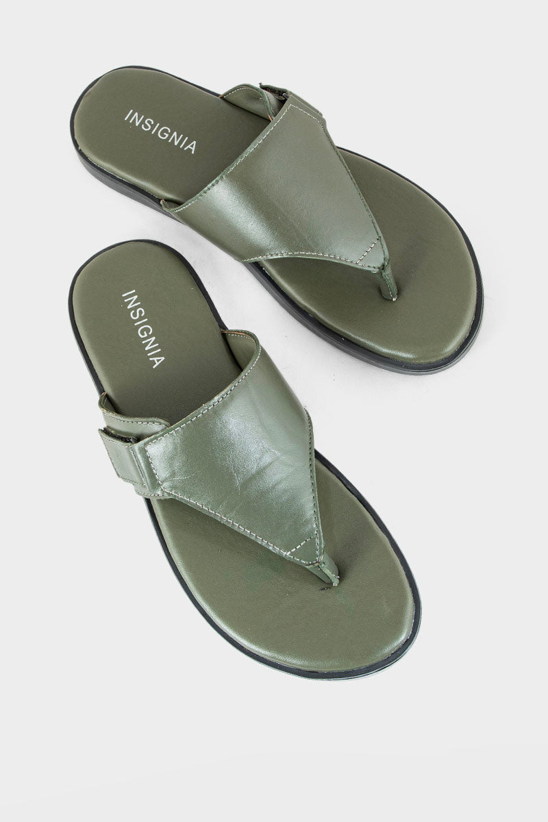 Men Casual Thong MO3014-Olive