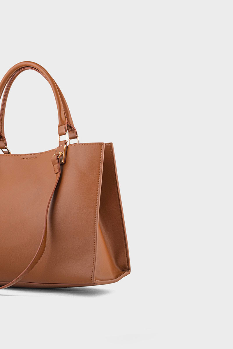 Tote Hand Bags BS2175-Camel