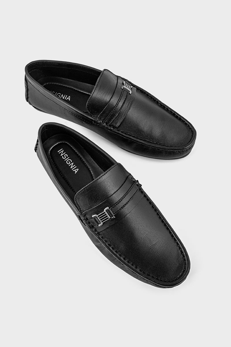 Men Casual Driving Mocs MC4036-Black