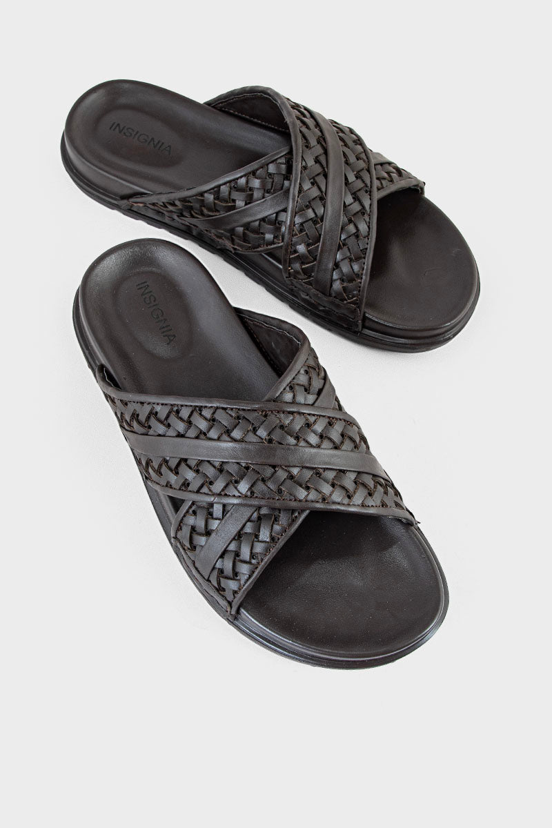 Men Casual Slip On MO1010-Coffee