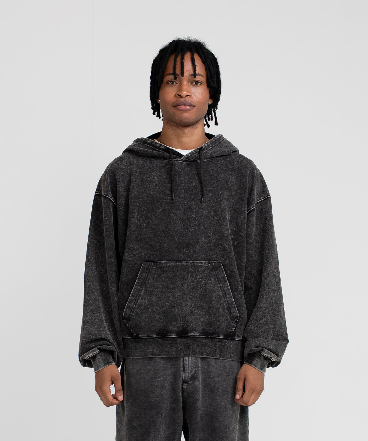 Men's Denim Oversized Hoodie