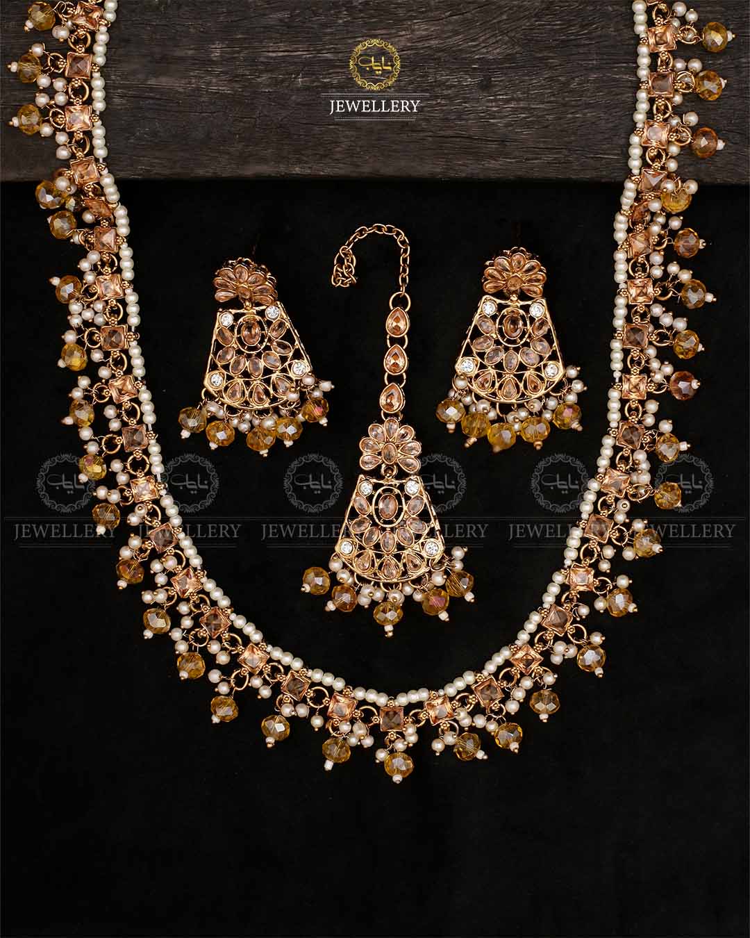 Zirconia Long Mala set-2535