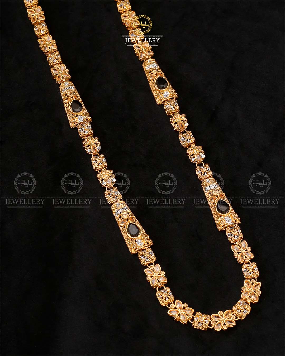 Light Weight Fancy Egyptian Mala (Without Earrings)  NJ-1165