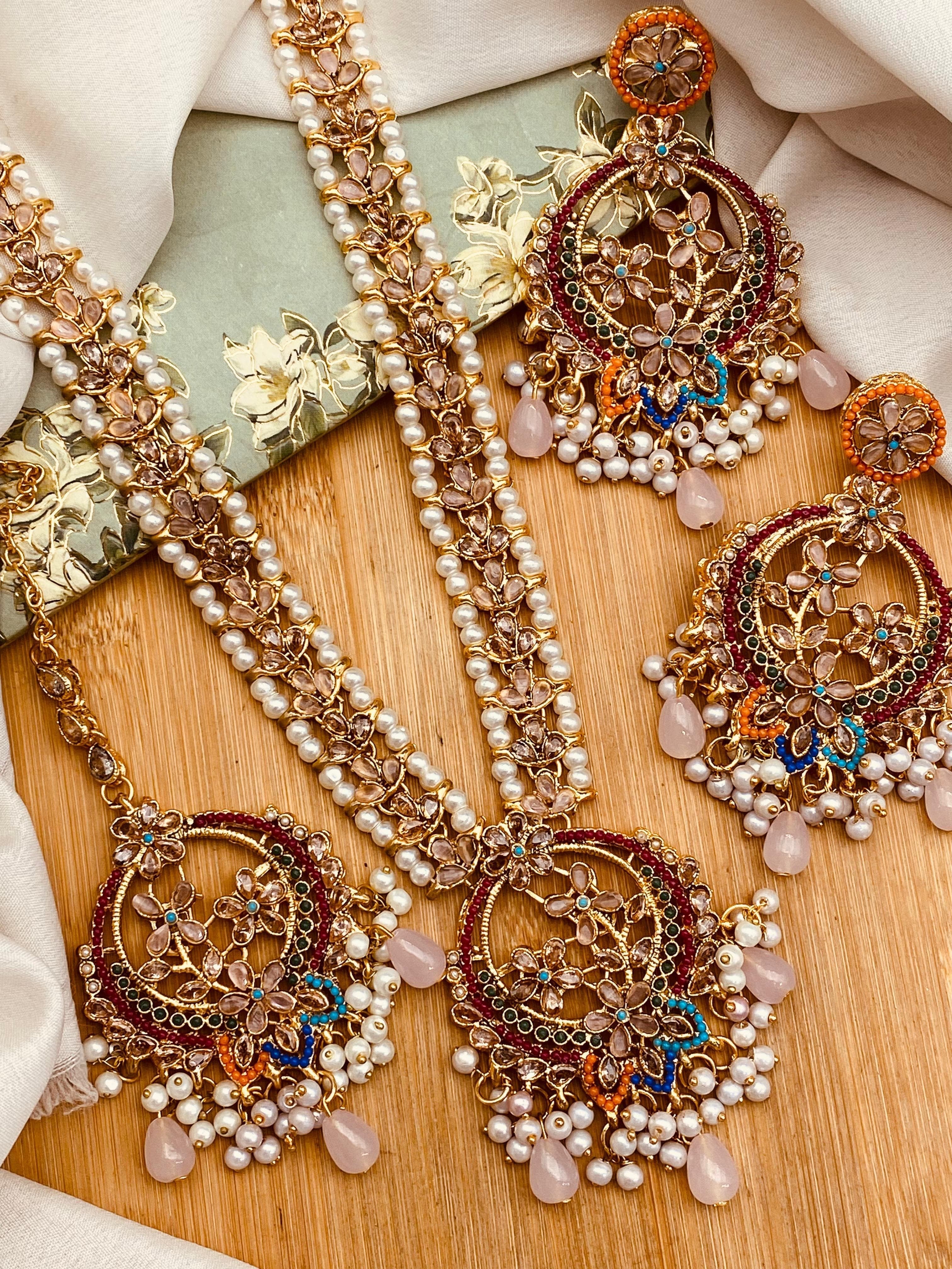 Zarcon Mala set with Hoops & Tika NJ-1919-M
