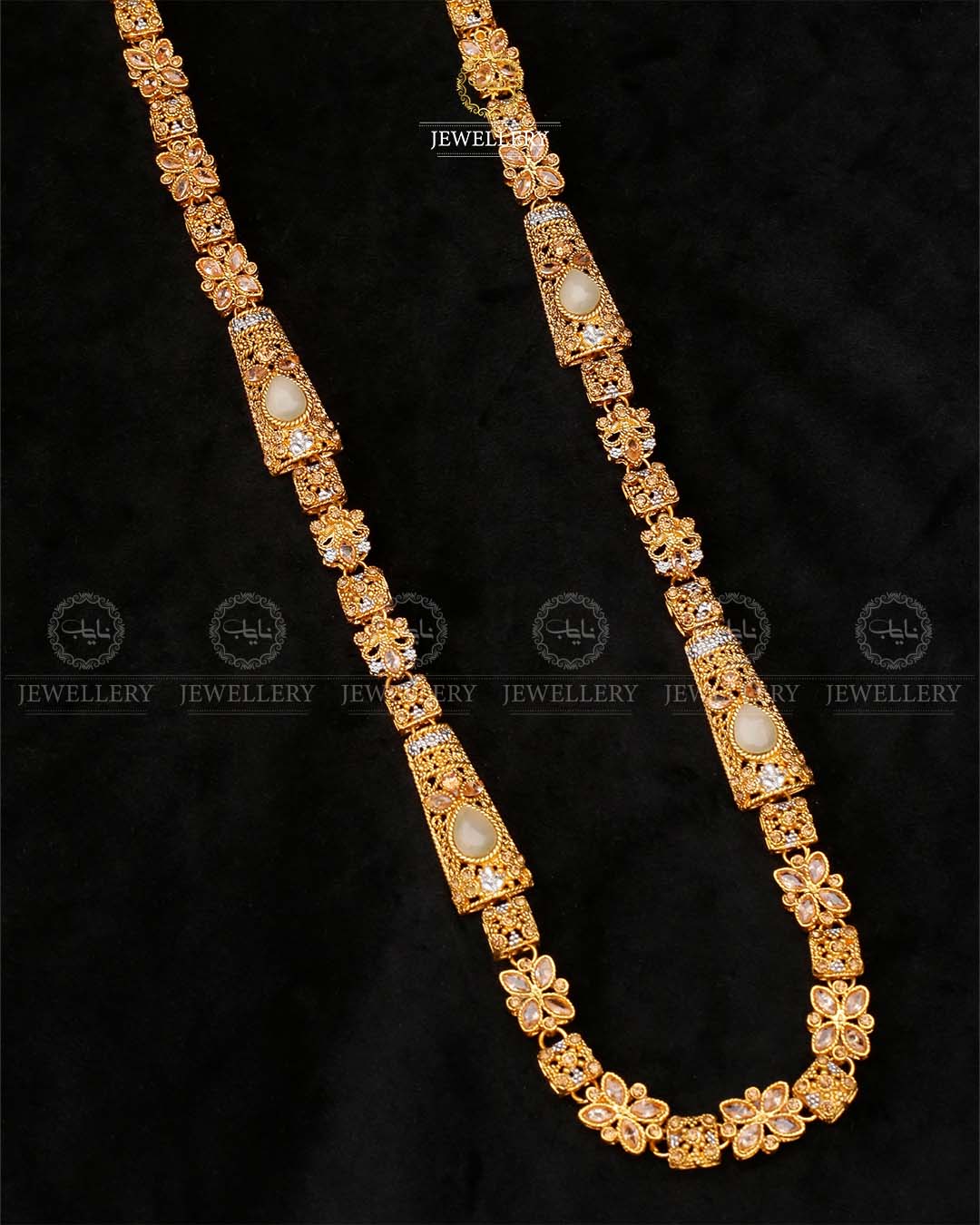 Light Weight Fancy Egyptian Mala (Without Earrings)  NJ-1165