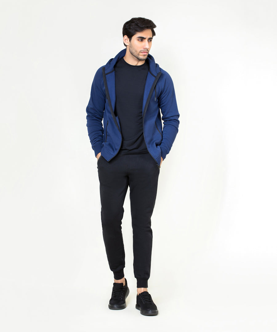 Men's Basic Zipper Hoodie