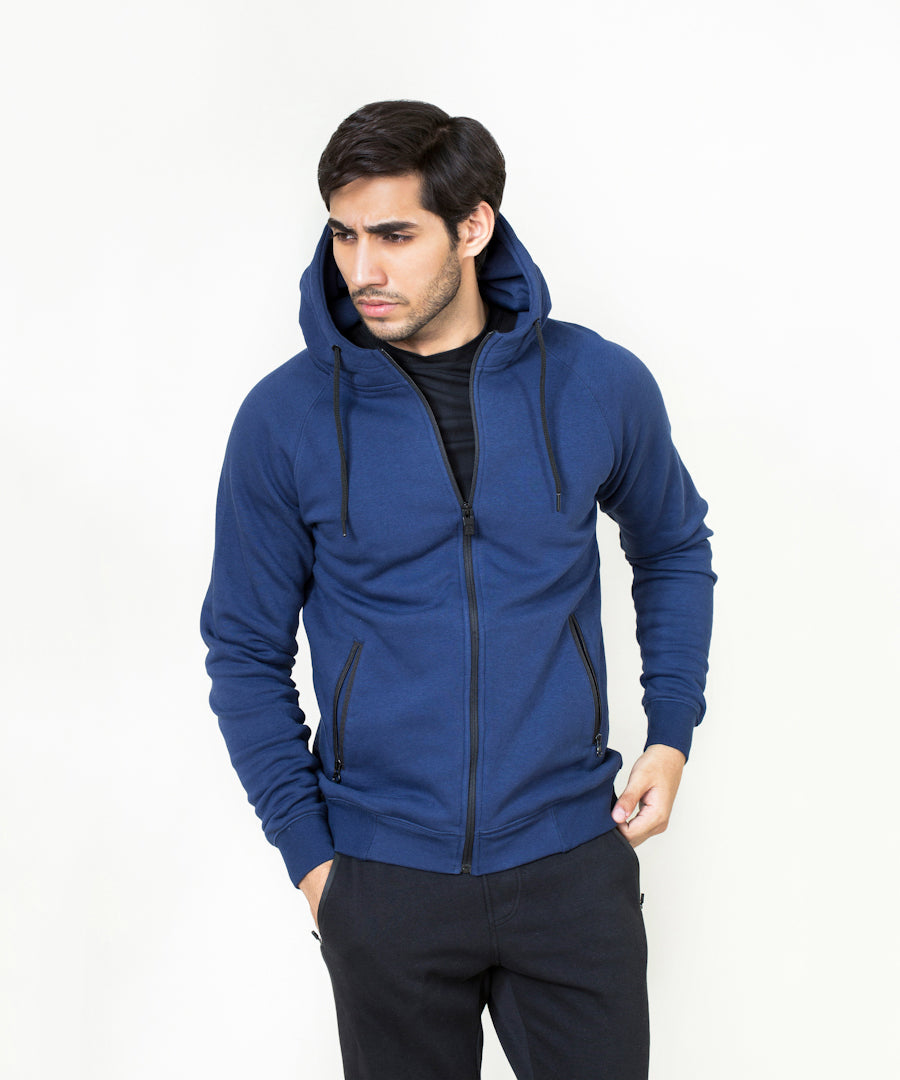 Men's Basic Zipper Hoodie