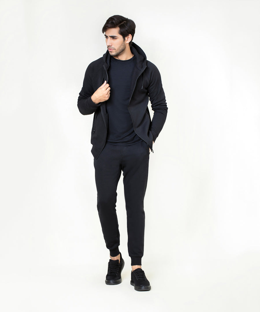 Men's Basic Zipper Hoodie