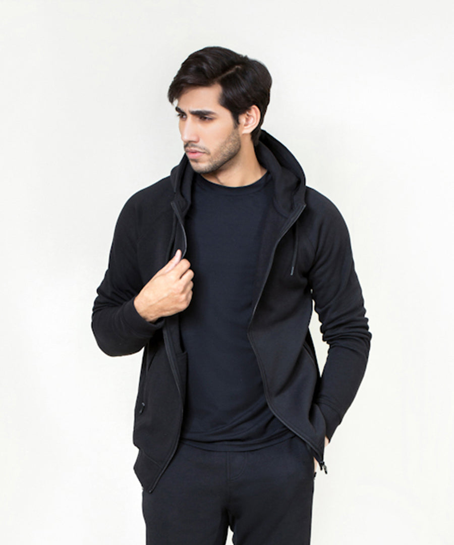 Men's Basic Zipper Hoodie