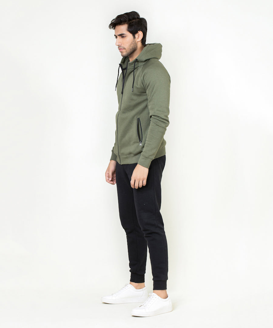Men's Basic Zipper Hoodie