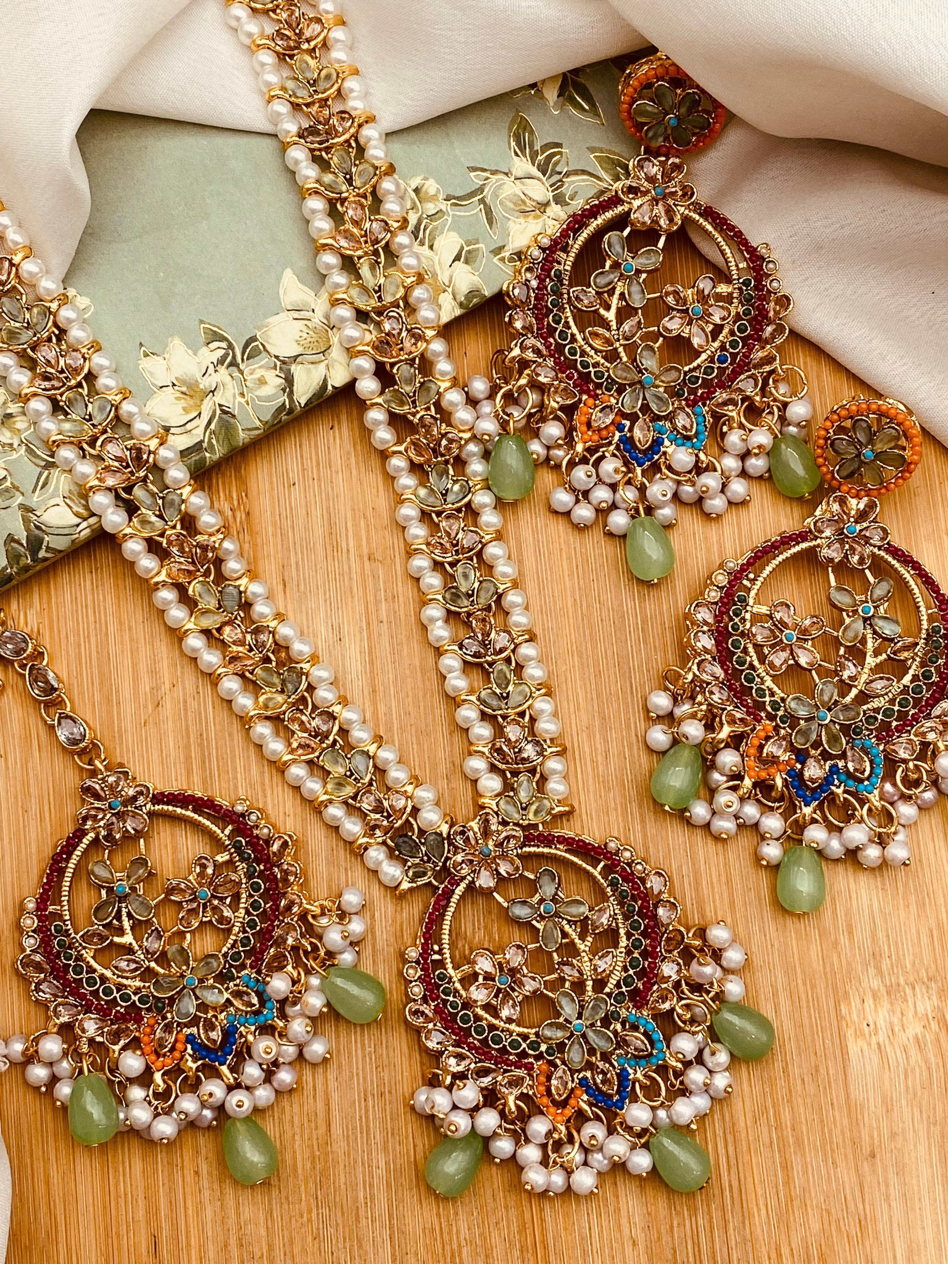 Zarcon Mala set with Hoops & Tika NJ-1919-M