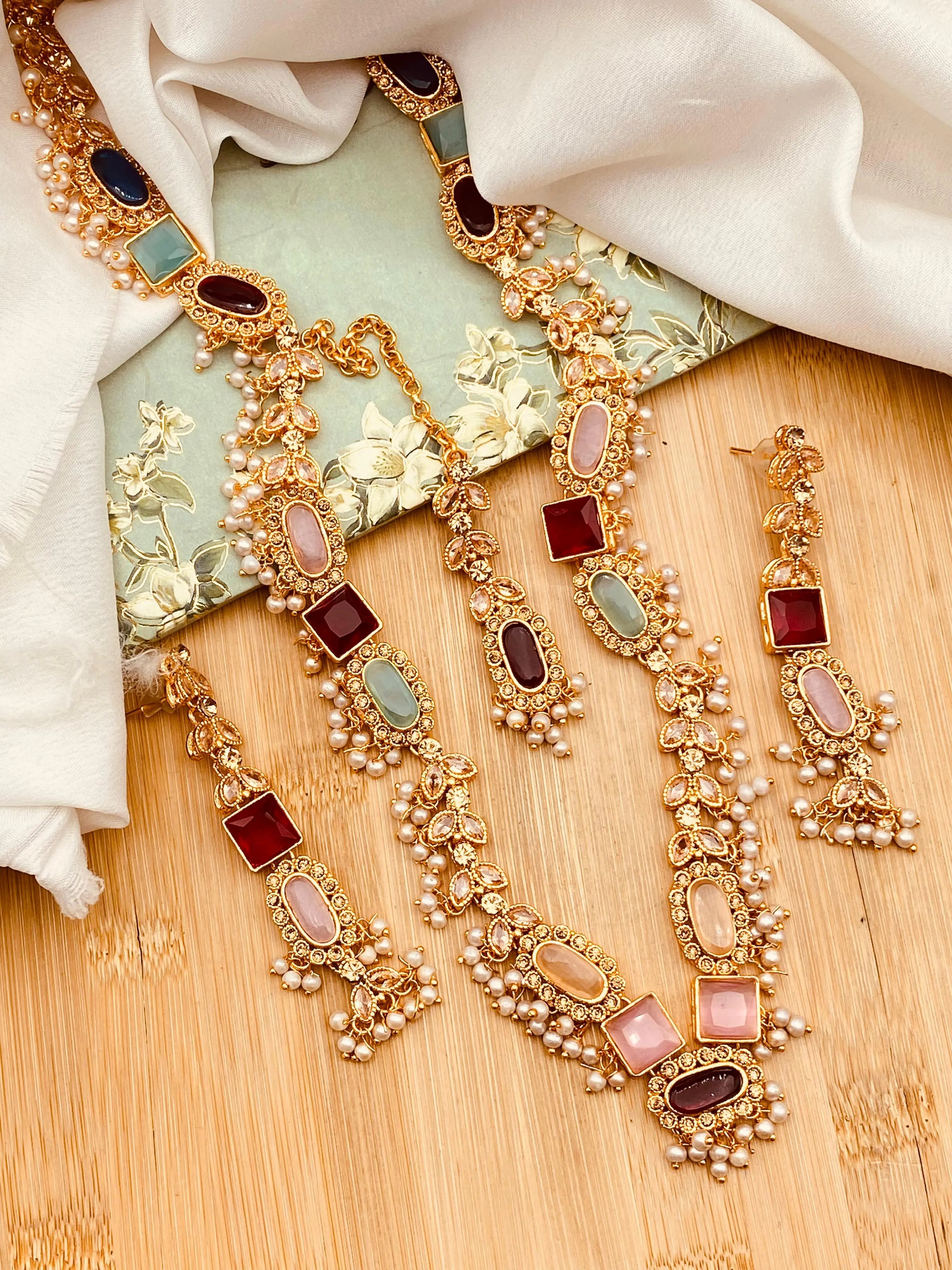 Egyptian Mala set With Tika NJ-1600