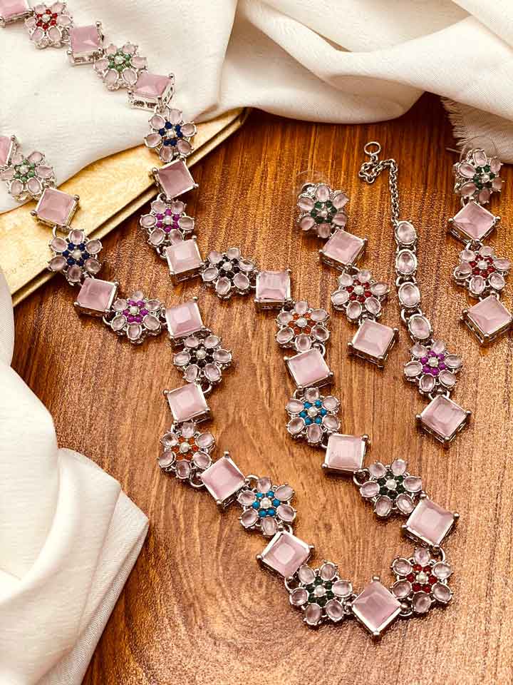 Egyptian With Zarcon Stones Maala Set NJ-1348