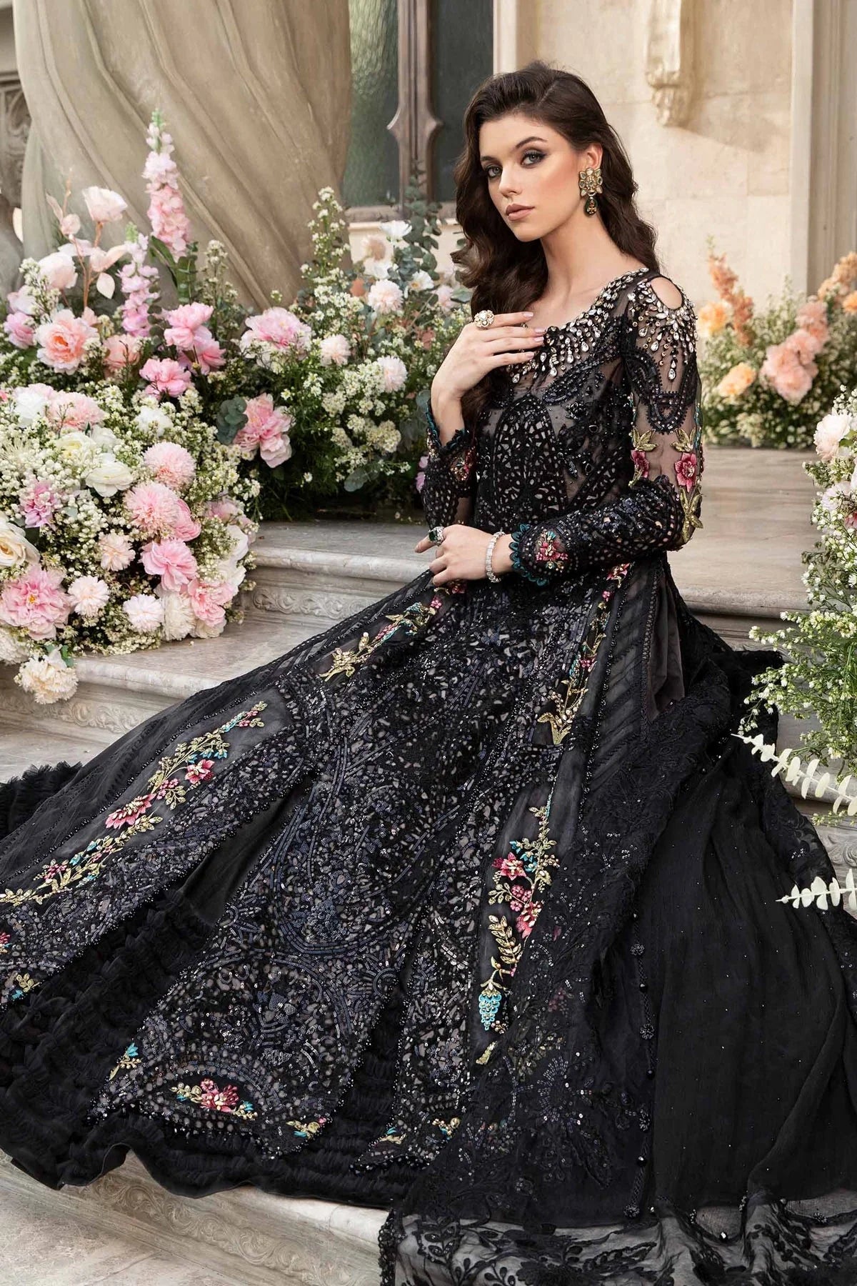 3 PIECE EMBROIDERED SUIT | BD-2802