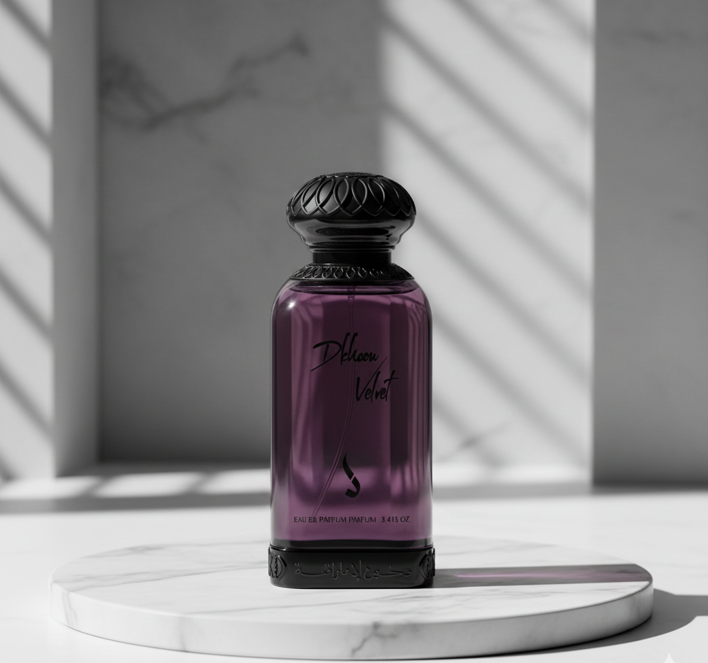 Dkhoon Velvet Eau de Parfum (EDP) | Luxurious Unisex Deep Purple Fragrance | 100ml