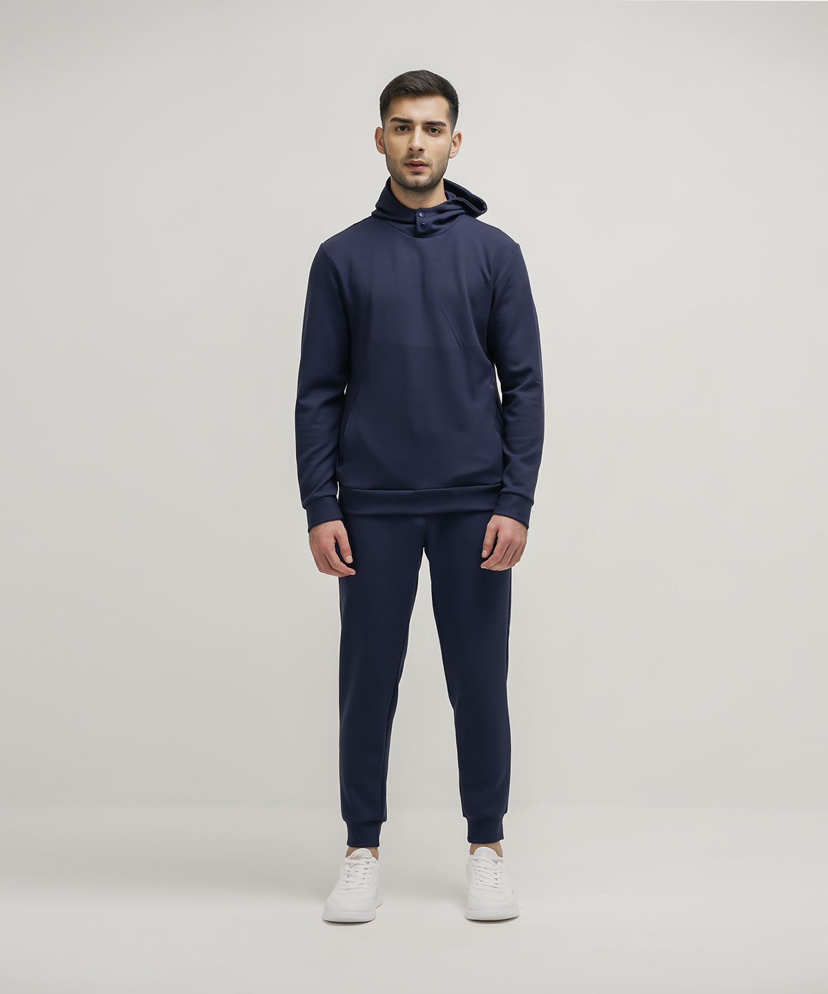 Men's LuxeStretch Mock Neck Hoodie