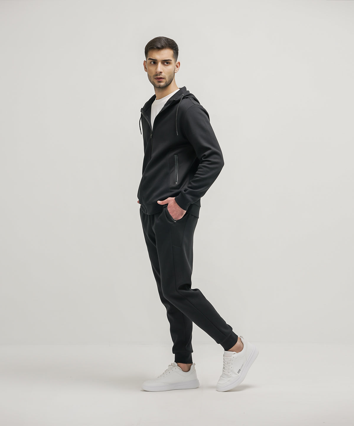 Men's Tech Spacer Panel hoodie