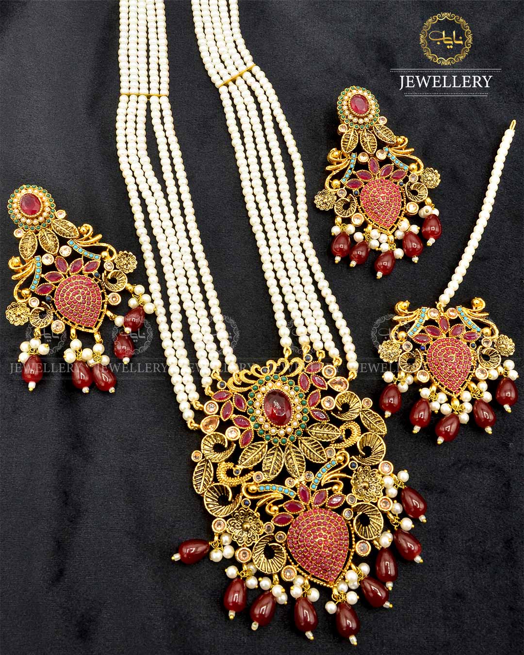 Noratan Bridal Mala set NJ- 1682