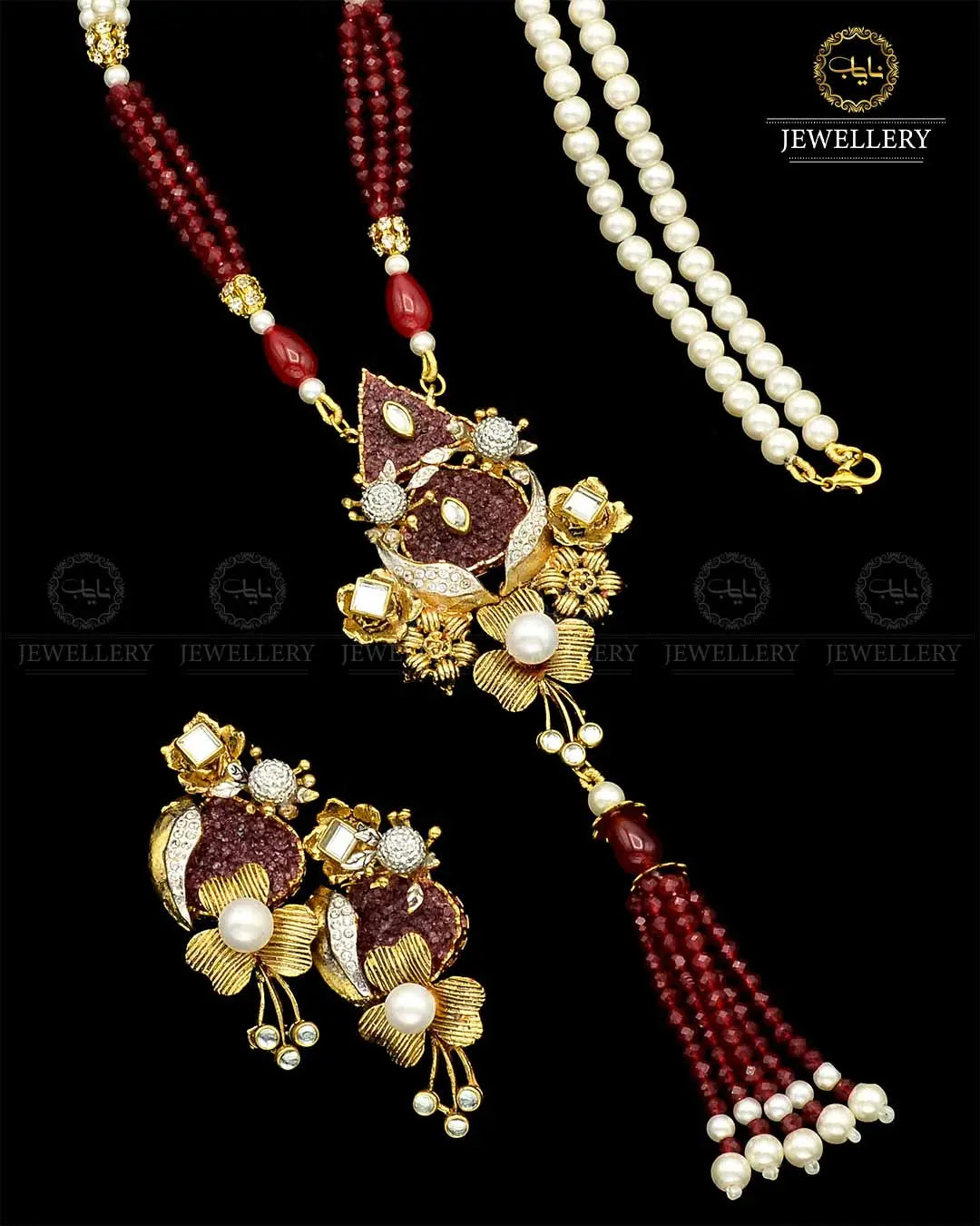 Turkish Designer Crush Mala set NJ-1790
