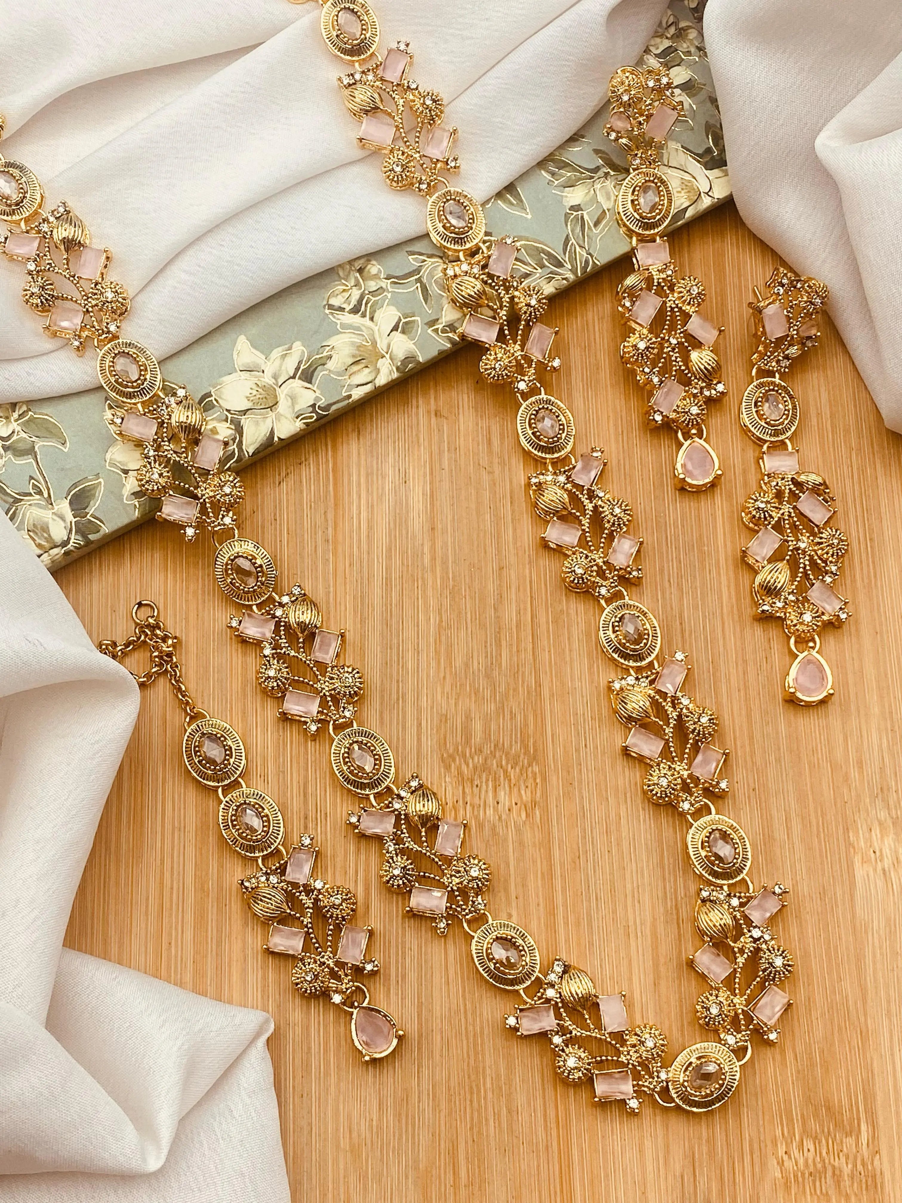 Turkish Long Mala set with Tika-2631