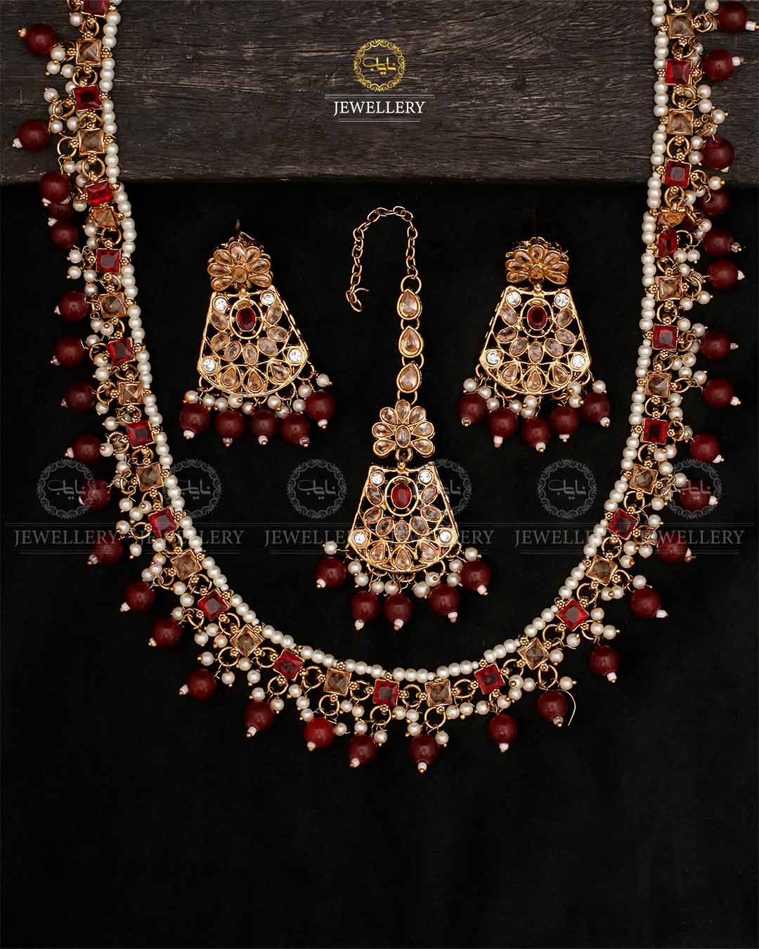 Zirconia Long Mala set-2535