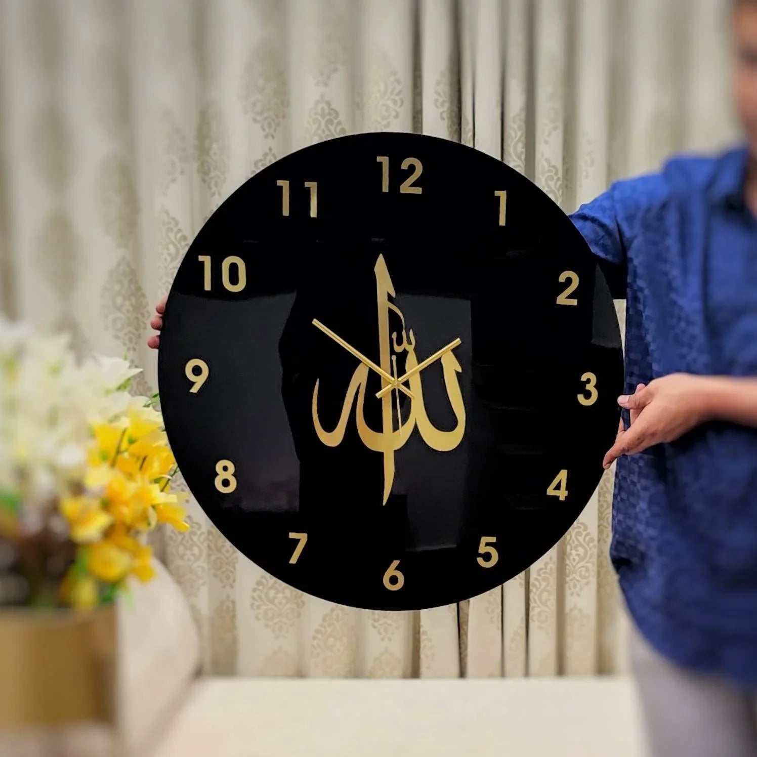 ALLAH Name wall clock - Islamic Wall Clock