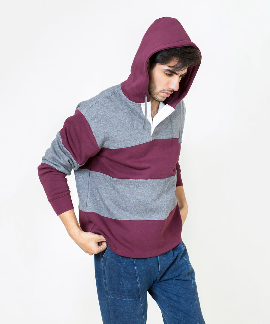 Men's Color Block Hoodie