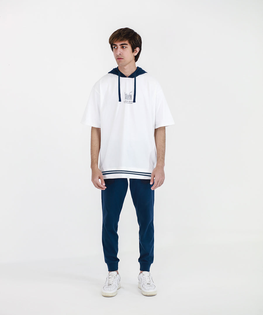Men's Contrast Hood Tee