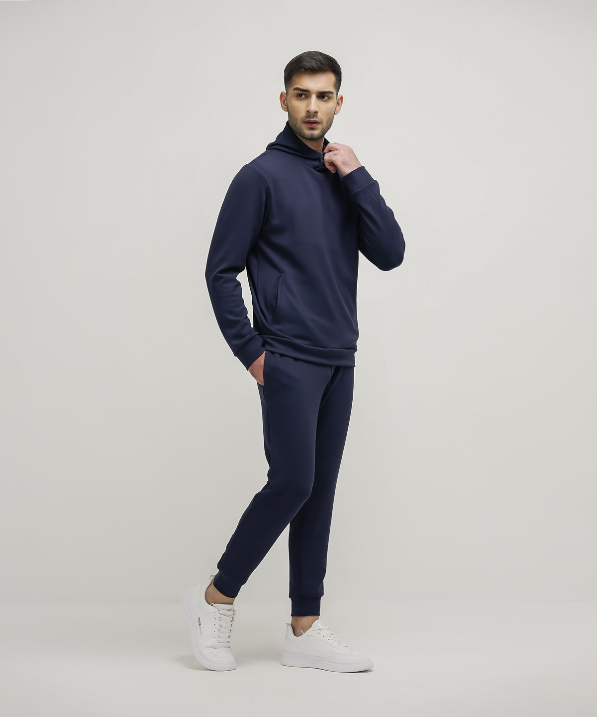 Men's LuxeStretch Mock Neck Hoodie